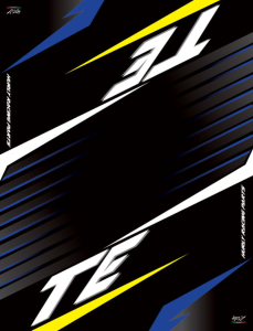 Workstation Floor Mat Black, Blue, White, Yellow