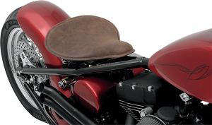 Large Low-profile Spring Solo Seat Brown, 2, nordicamoto.ro