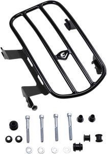 Detachable Solo Luggage Rack Black, 1, nordicamoto.ro