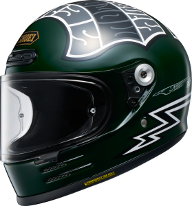 Casca integrala SHOEI GLAMSTER06 HEIWA MOTORCYCLE TC-4 Verde/Alb