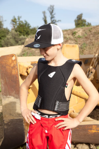 Kids Chest Protector Reborn Kid Mv4 Black, 3, nordicamoto.ro