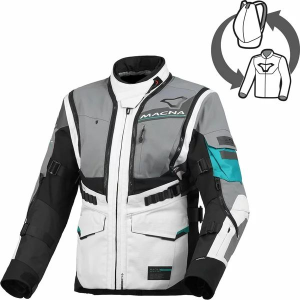 Geaca dama textil impermeabila touring/adventure MACNA FLEXODUS Negru XS, nordicamoto.ro