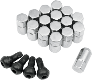 Atv-utv Wheel Lugnut Silver 