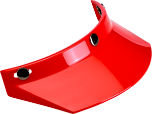 3-snap Moto Helmet Visor Red ONE SIZE, 3, nordicamoto.ro