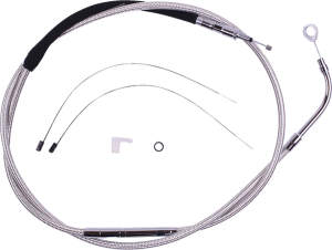High-efficiency Polished Stainless Clutch Cable Silver, 3, nordicamoto.ro