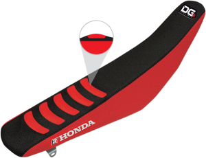 Double Grip 3 Seat Cover Red, 3, nordicamoto.ro