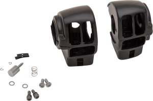 Handlebar Switch Housing Kit Black, 1, nordicamoto.ro