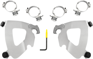 Gauntlet Fairing Trigger-lock Hardware Kit Polished, 1, nordicamoto.ro