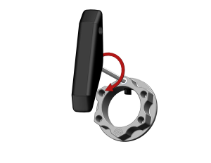 Acma Top Yoke Nut Blue