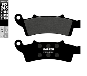 Semi-metallic Brake Pads