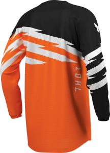 Tricou Shockie pentru tineri, model Launchmode, portocaliu-negru, 3, nordicamoto.ro