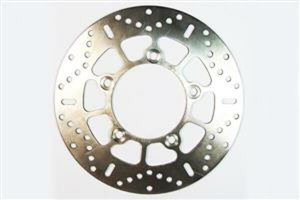 Round Hpsr Solid Brake Rotor Silver, Stainless Steel