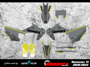 Kit stickere NordicaMoto Husqvarna TE 20-23