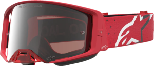 Ochelari Alpinestars Supertech Vesta Argintiu/Rosu/Lentila Colorata, nordicamoto.ro