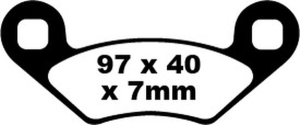 Plăcuțe de frână Tt Sport Carbon Fusion, 1, nordicamoto.ro