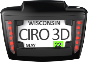 Led License Plate Frame For Tri-glide® Red