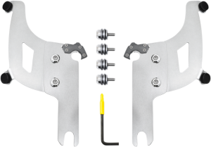 Bullet Fairing Trigger-lock Hardware Kit Silver, 1, nordicamoto.ro