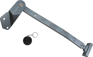 Dualsport Adjustable Kickstand Gunmetal, Silver, 1, nordicamoto.ro