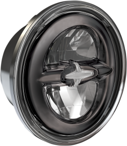 5.75 (r) Reflector Style Headlight Dark Chrome