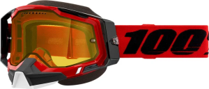 Ochelari Snowmobil 100% Racecraft 2 Red ONE SIZE, 1, nordicamoto.ro