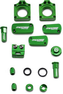 Bling Pack Kit Green, Anodized, 1, nordicamoto.ro
