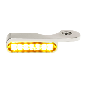 Led Handlebar Turn Signals Natural, Chrome, 1, nordicamoto.ro