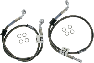 Cycleflex Two-line Racer Brake Line Kit Silver