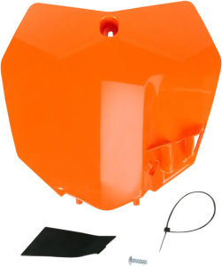 Replacement Front Number Plate Orange