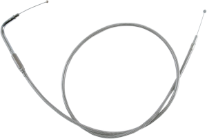 Stainless Braided Idle Cable Silver