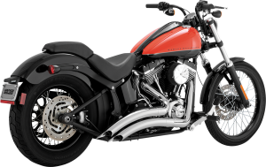 Big Radius Exhaust System Chrome, 3, nordicamoto.ro