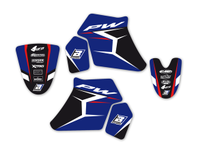 Set grafic Dream 4 – Negru, Albastru, Alb, 3, nordicamoto.ro