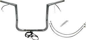 Plug & Play Ez Install 1-1/4(r) Flat Top Handlebar Kit Silver