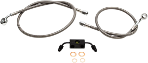 Stainless Steel Brake Line Kit Silver 30, 1, nordicamoto.ro