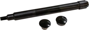 Flush-mount Front Axle Black, 1, nordicamoto.ro