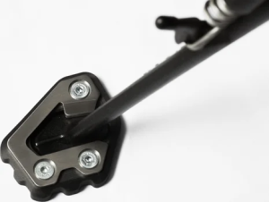 Extensie pentru piciorul suportului lateral, negru, argintiu, 1, nordicamoto.ro