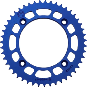 MOOSE RACING Rear Aluminum Sprocket Blue 