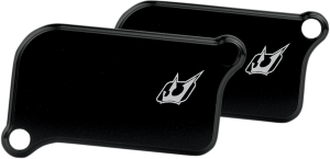 Engine Block Off Plates Black, 1, nordicamoto.ro