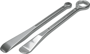 Levierele pentru anvelope T6, anodizate, argintii