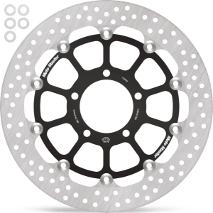 Halo Series Floating Rotor Black, Silver 