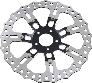 Two-piece Floating Brake Rotor Black, 2, nordicamoto.ro