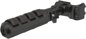 Anti-vibration Highway Pegs With 1-1/4” Clamps Black, 1, nordicamoto.ro