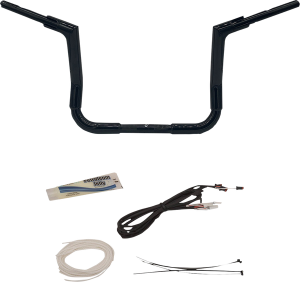 1-1/2(r) Ez Install Flat Top Handlebar Kit Black