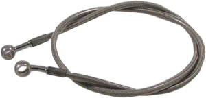 Extended Length Brake Line Silver