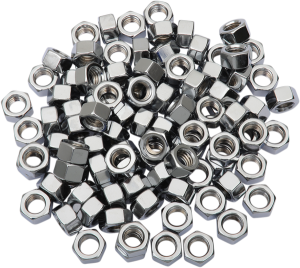 Hex Nuts Silver