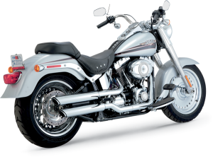 3(r) Round Twin Slash Slip-on Mufflers Black, 2, nordicamoto.ro