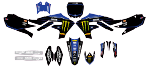 Complete Graphics Kit Black, Blue 