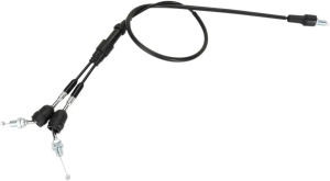 MOOSE RACING Black Vinyl Throttle Cable Black 