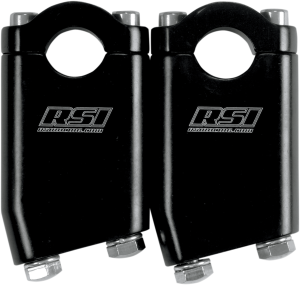 Angled Handlebar Risers Black, 2, nordicamoto.ro