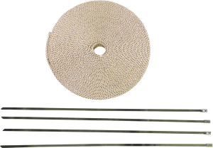 High-temperature Exhaust Wrap Kits Off-white, 1, nordicamoto.ro