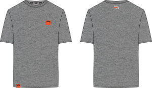 Tricou KTM PURE Dark Grey Melange